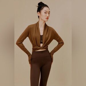 NEIWAI Ballet Cardigan (Size XS) Brown